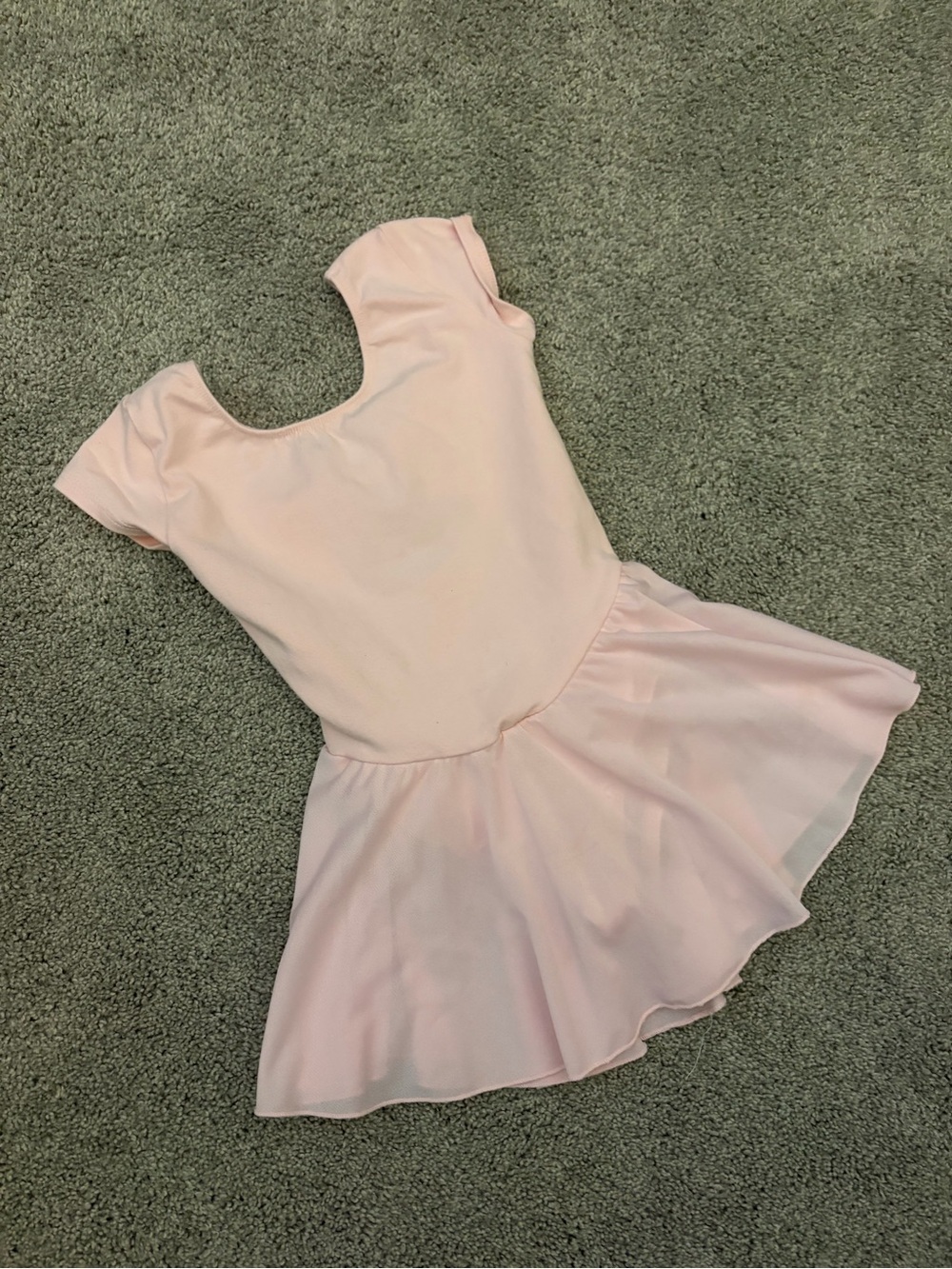 MOTION WEAR - Girls' Ballet Dress - Light Pink Dance Leotard with Skirt